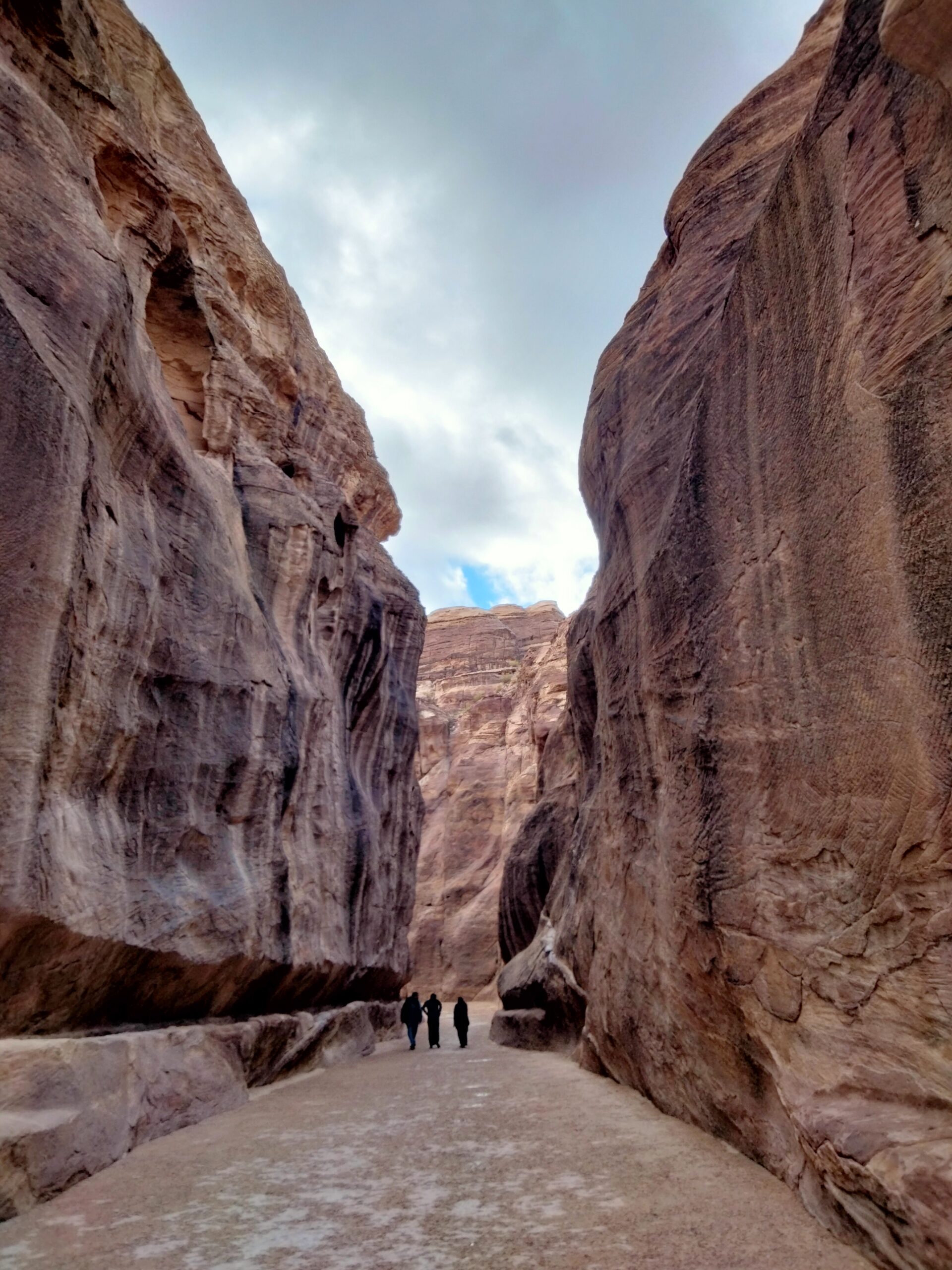 desfiladero en Petra